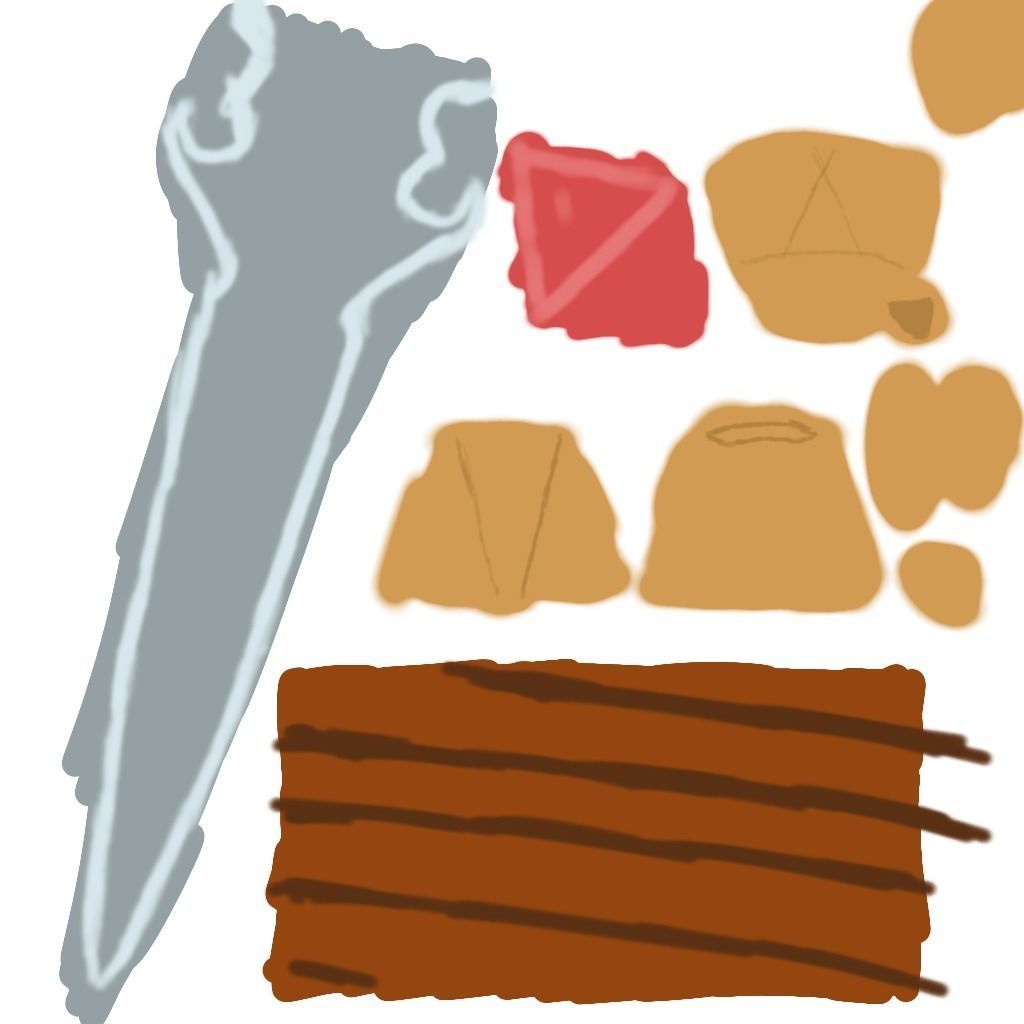 Master Sword Free 3D model_5