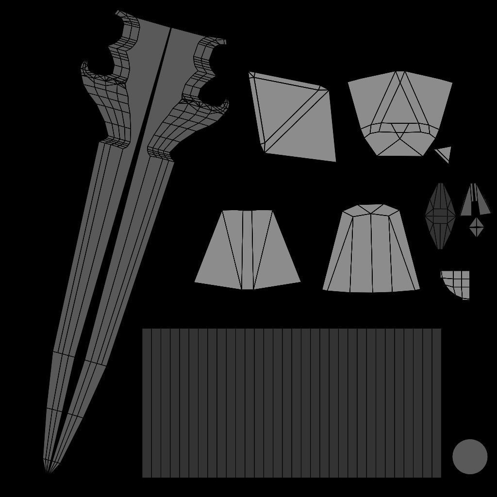 Master Sword Free 3D model_6