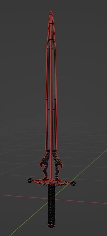 Master Sword Free 3D model_3