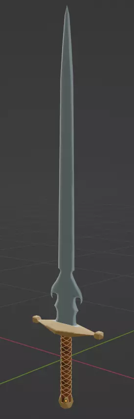 Master Sword Free 3D model_0