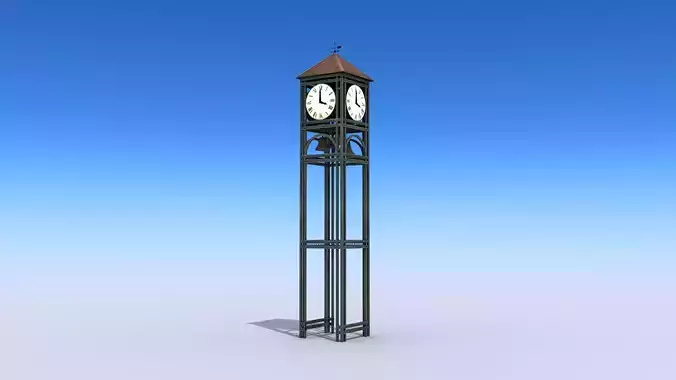 Tall Street Clock