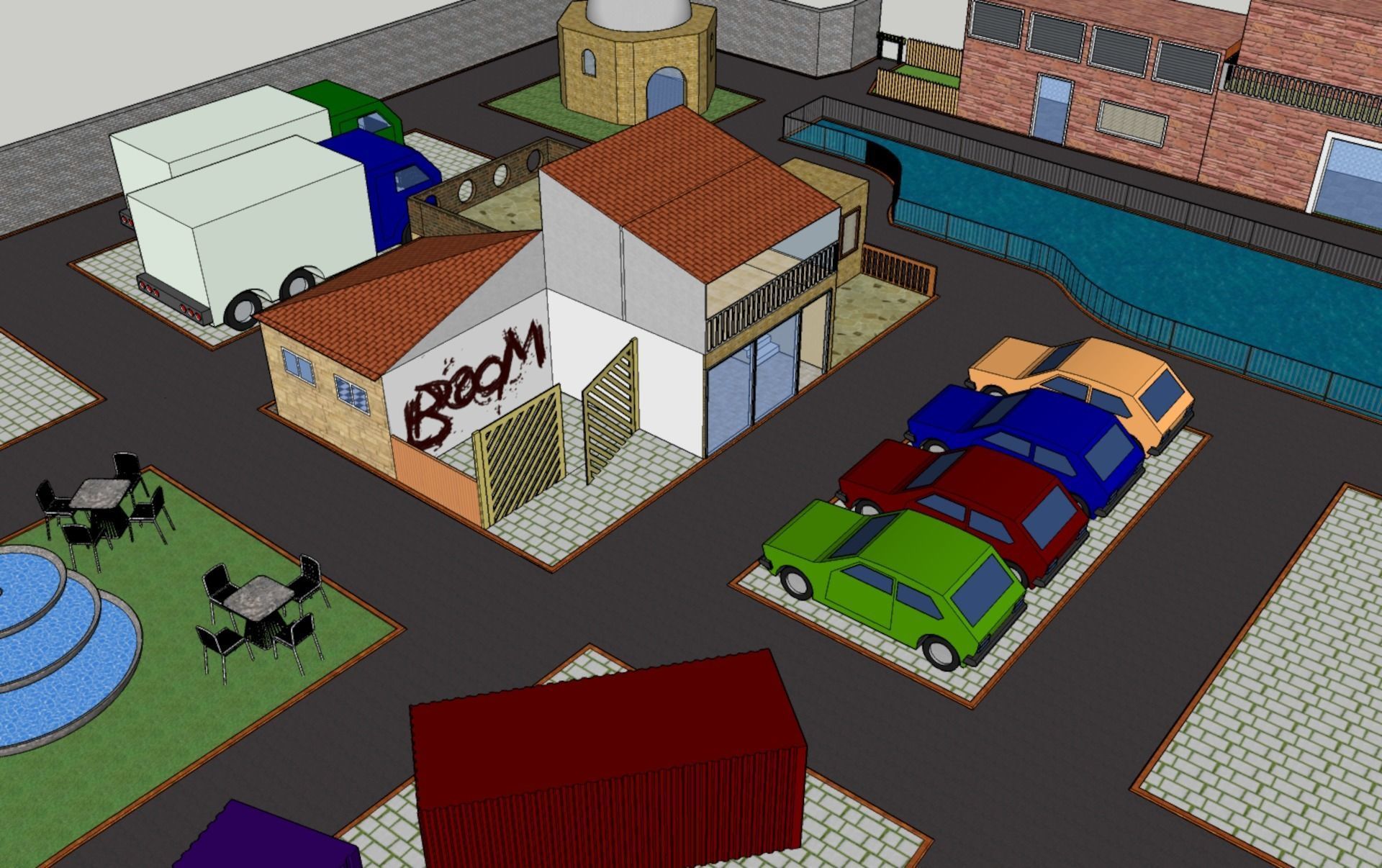 Map Model mosque 3D model_11