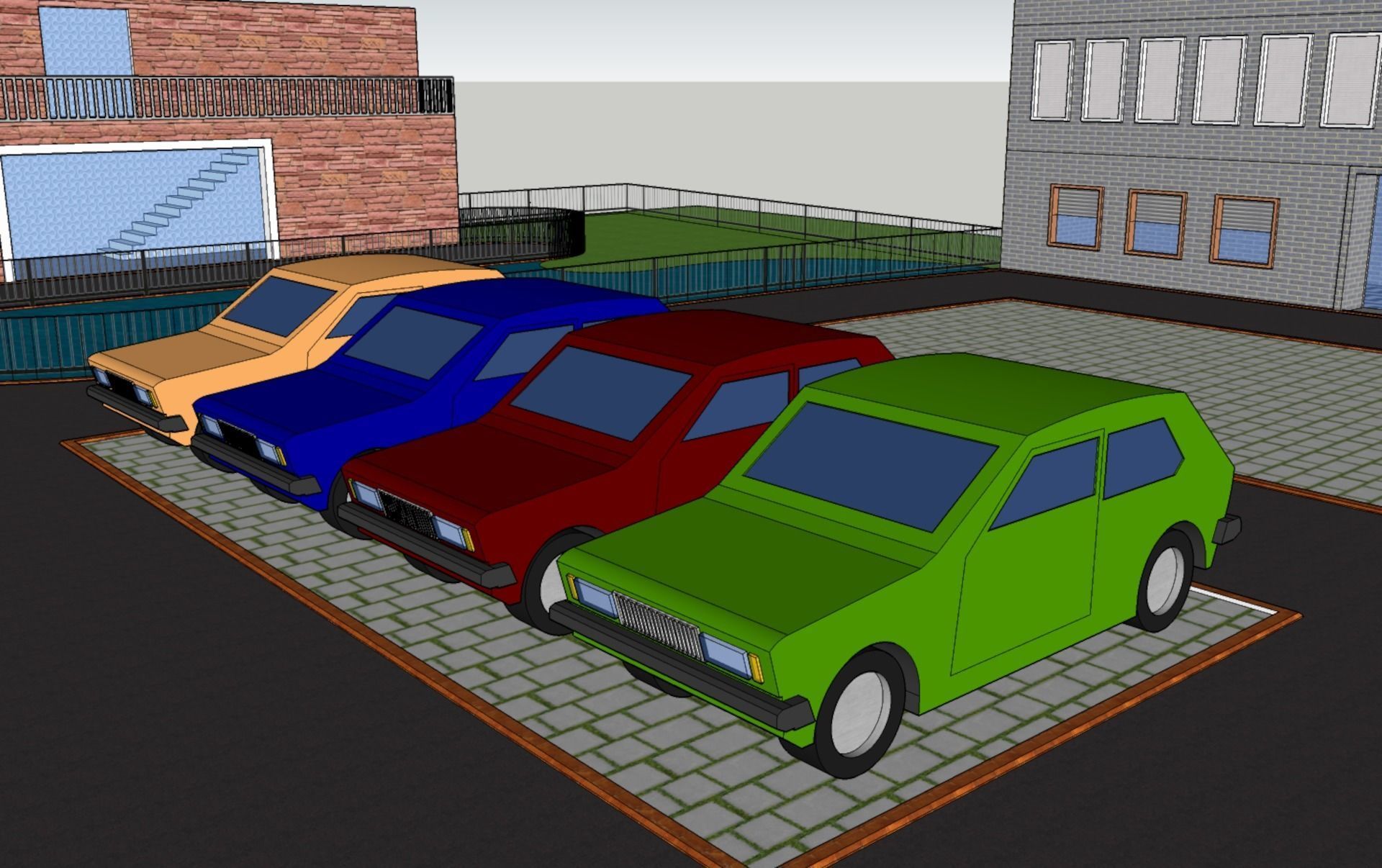 Map Model mosque 3D model_9