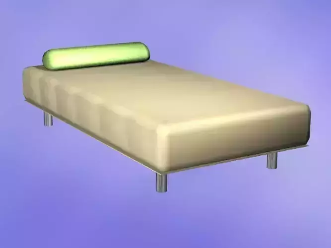 Bed Model with pillow