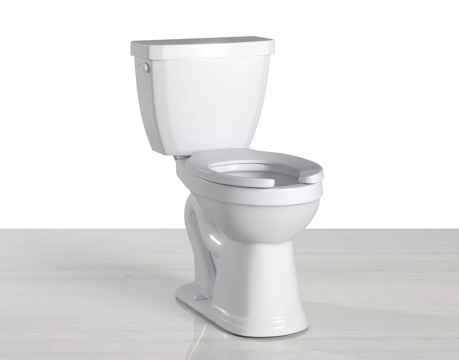 toilet elongated seat 3D model_0