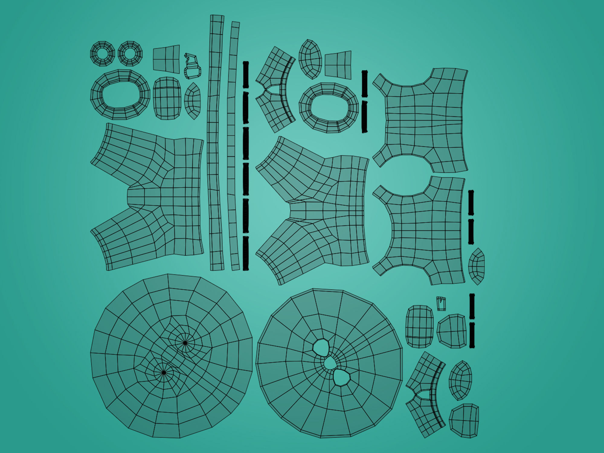 Male Character 3D Cartoon style Free 3D model_34