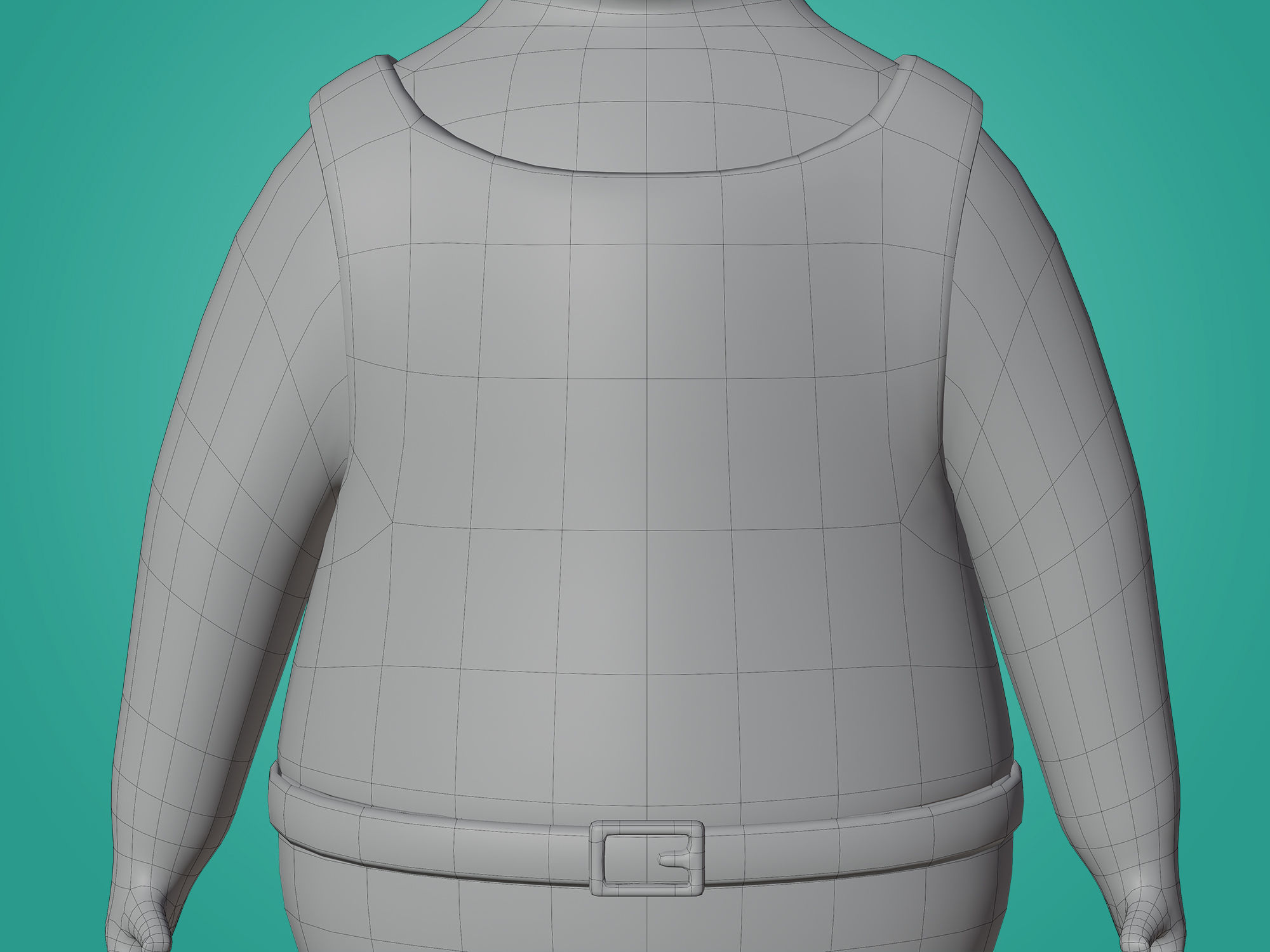 Male Character 3D Cartoon style Free 3D model_25