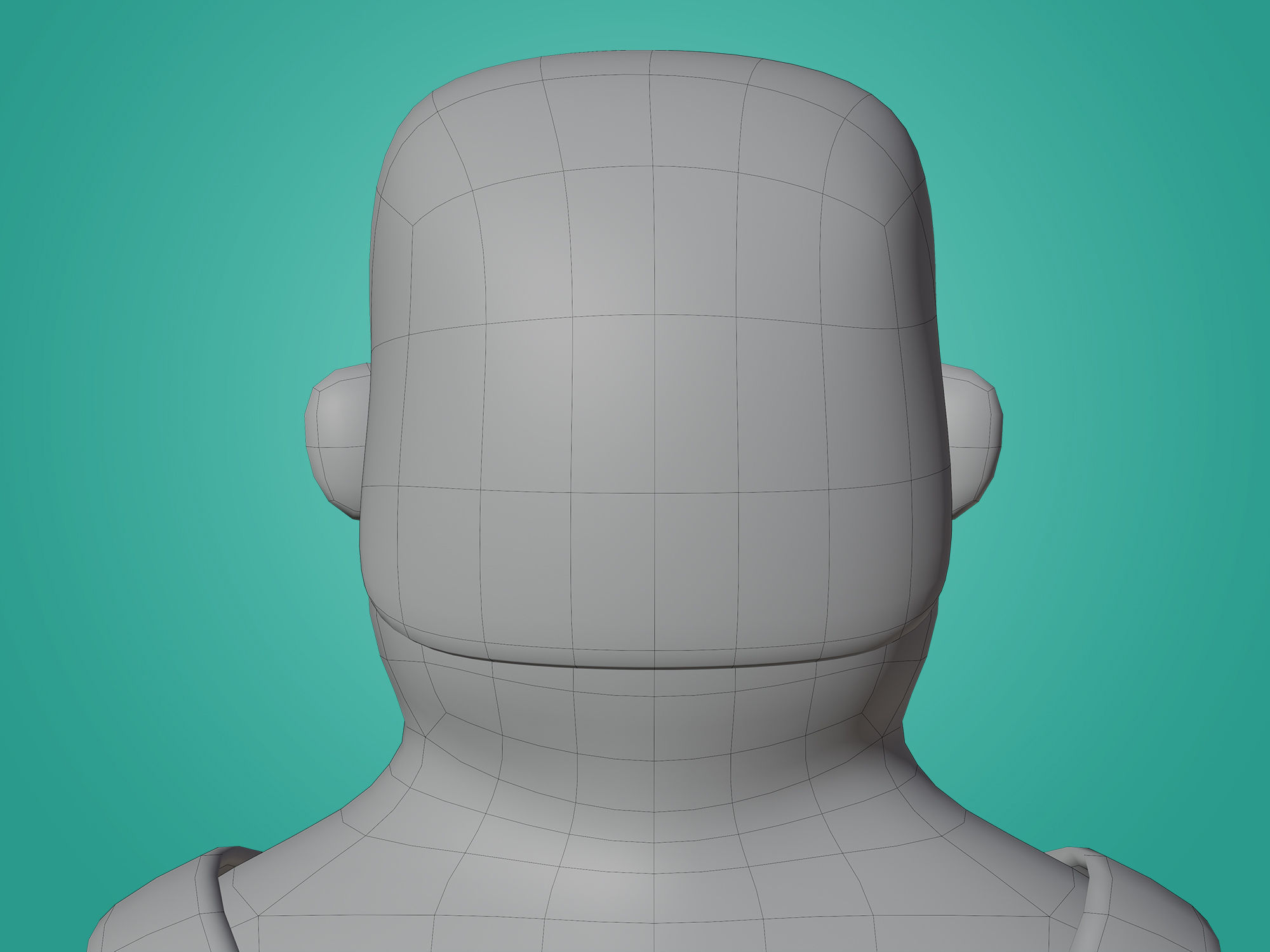 Male Character 3D Cartoon style Free 3D model_31