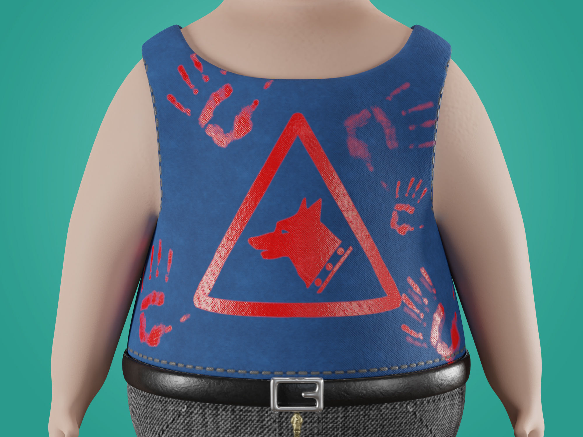 Male Character 3D Cartoon style Free 3D model_18