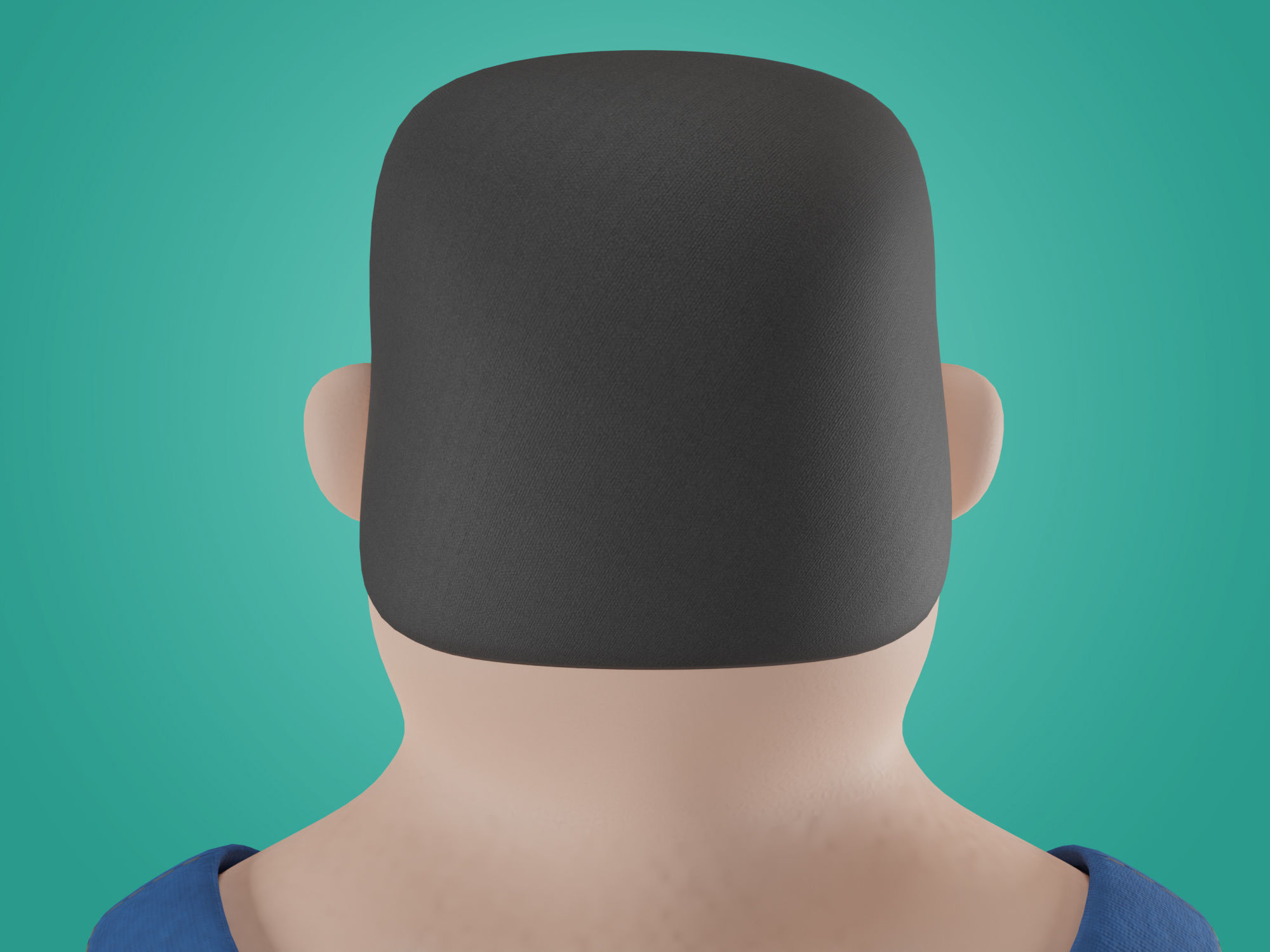 Male Character 3D Cartoon style Free 3D model_9