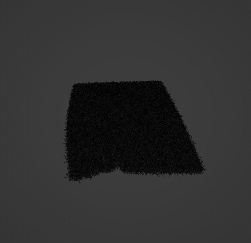 Soft Blue Carpet 3D model_5