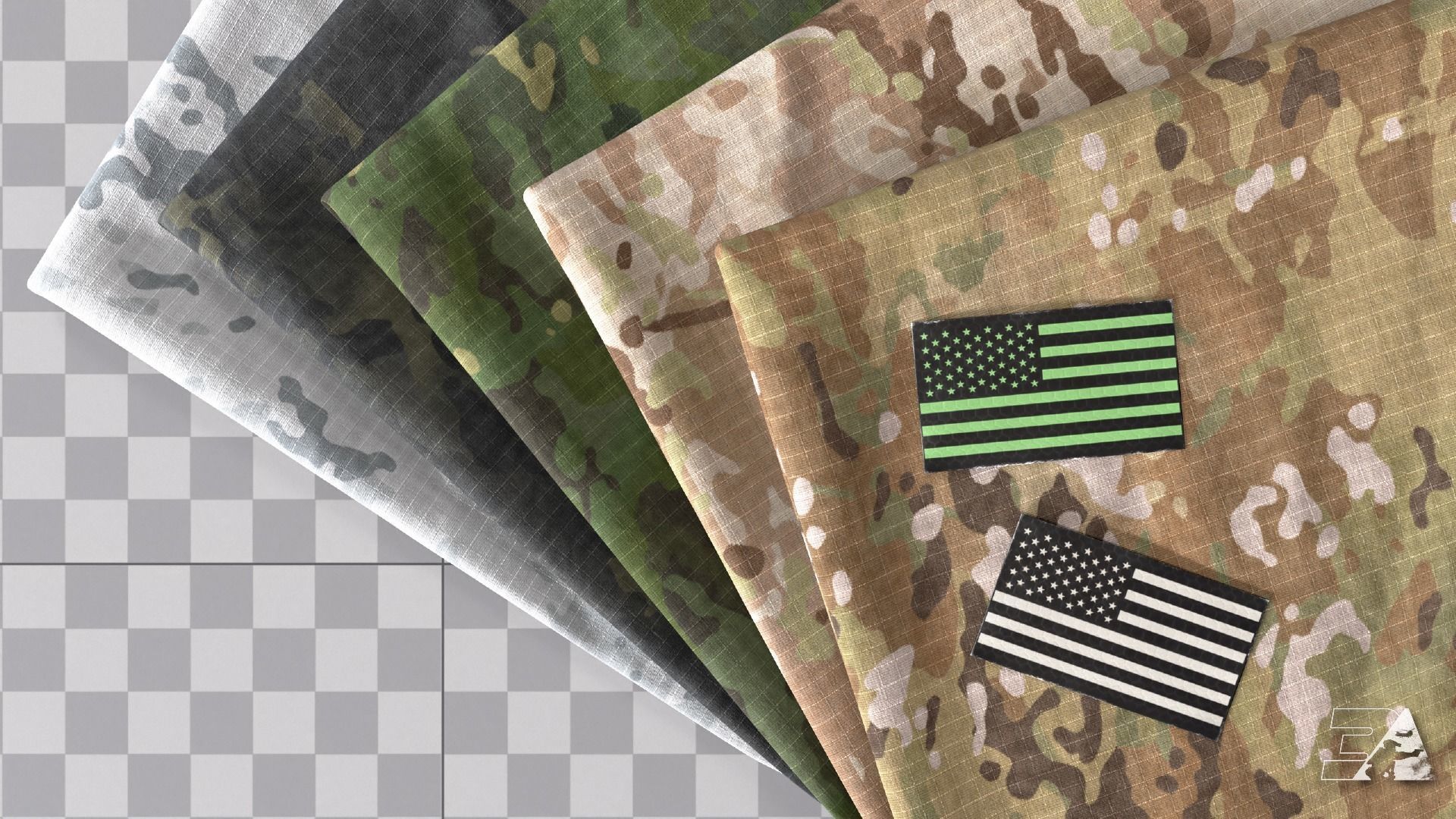 CP Multicam Camo Generator 3D model_11