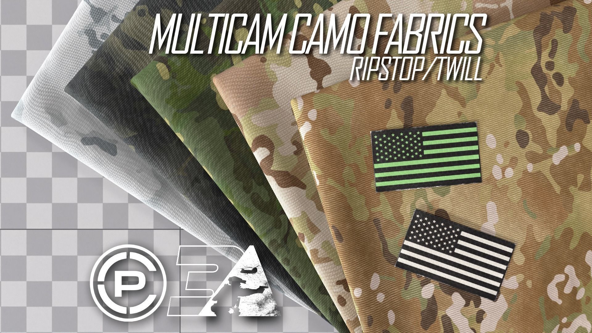 CP Multicam Camo Generator 3D model CGTrader