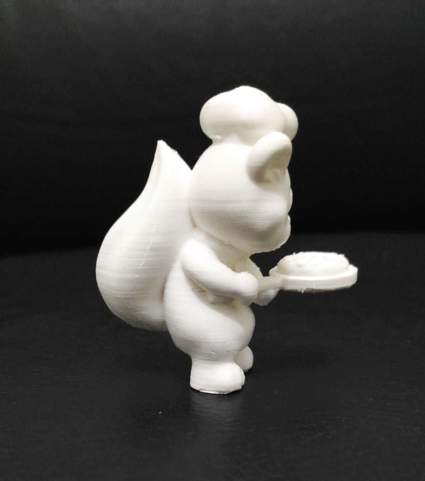 Chef Squirrel 3D print model_9
