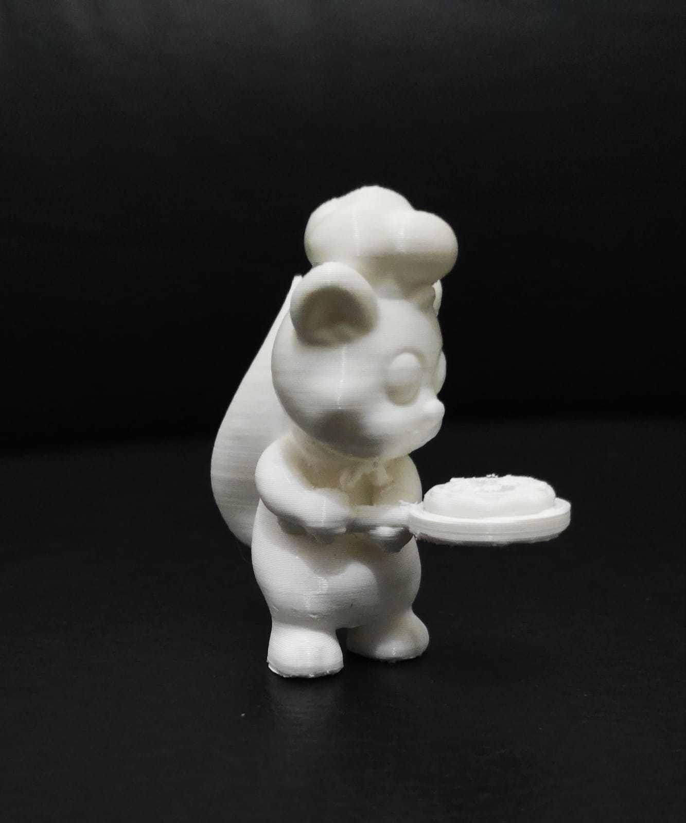 Chef Squirrel 3D print model_6
