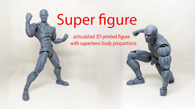 Super figure 3D print model