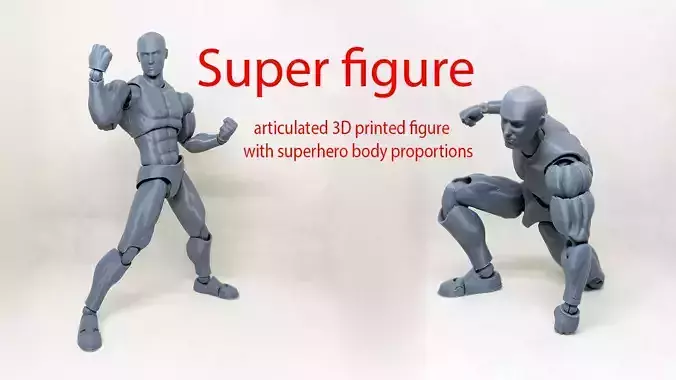 Super figure 3D print model