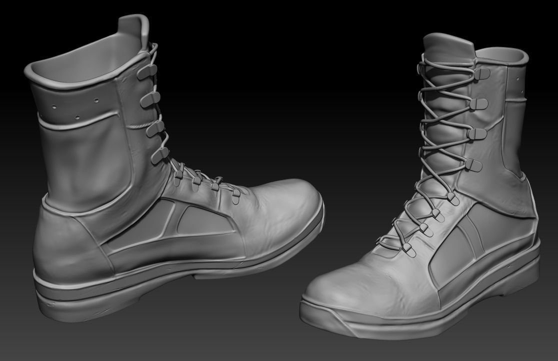MILITARY Game Ready Uniform Low-poly 3D model_8