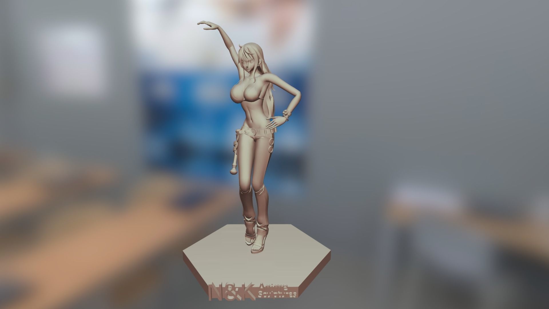 Nami OnePiece 3D print model_2