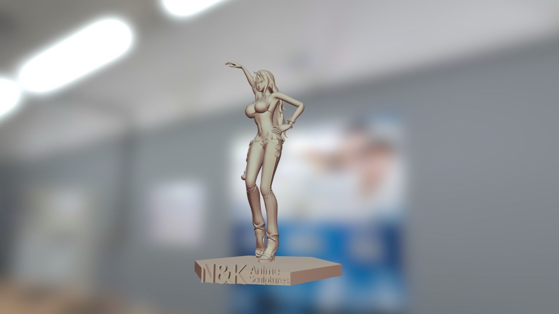 Nami OnePiece 3D print model_3