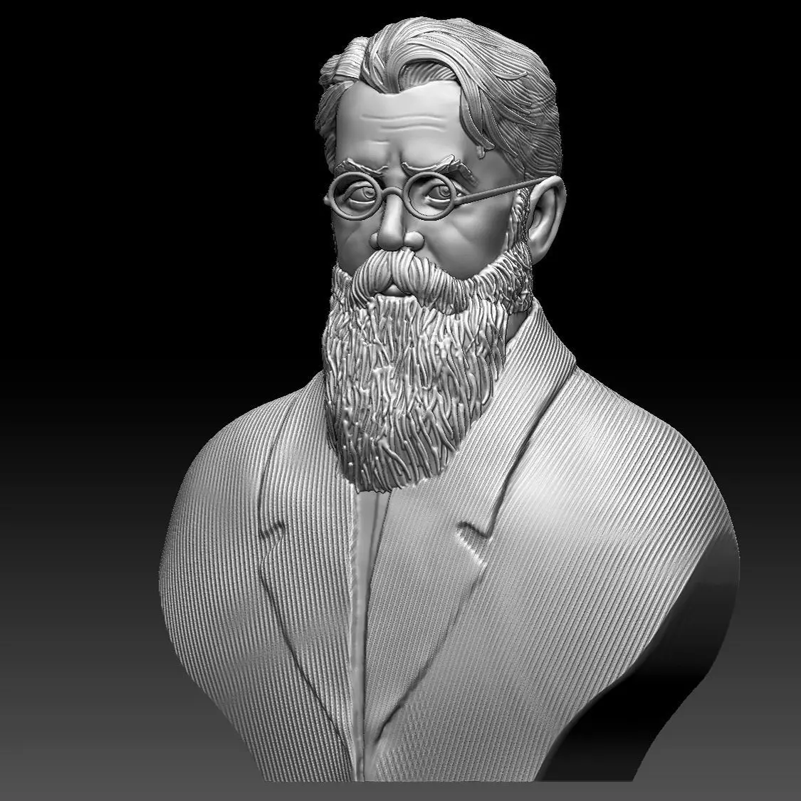 Vladimir Vernadsky bust 3D print model