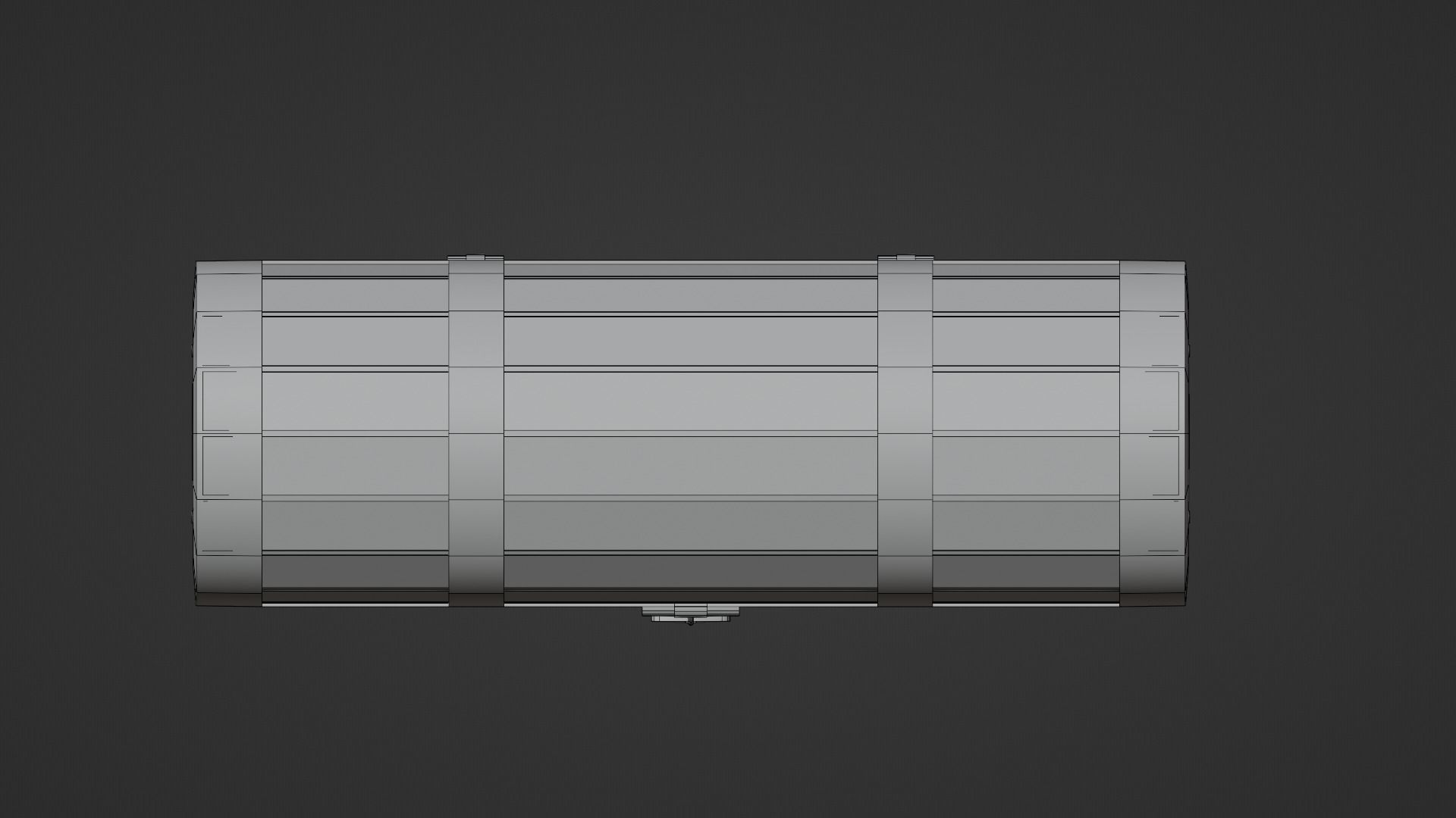 Medieval Chest Game Ready Low-poly 3D model_5