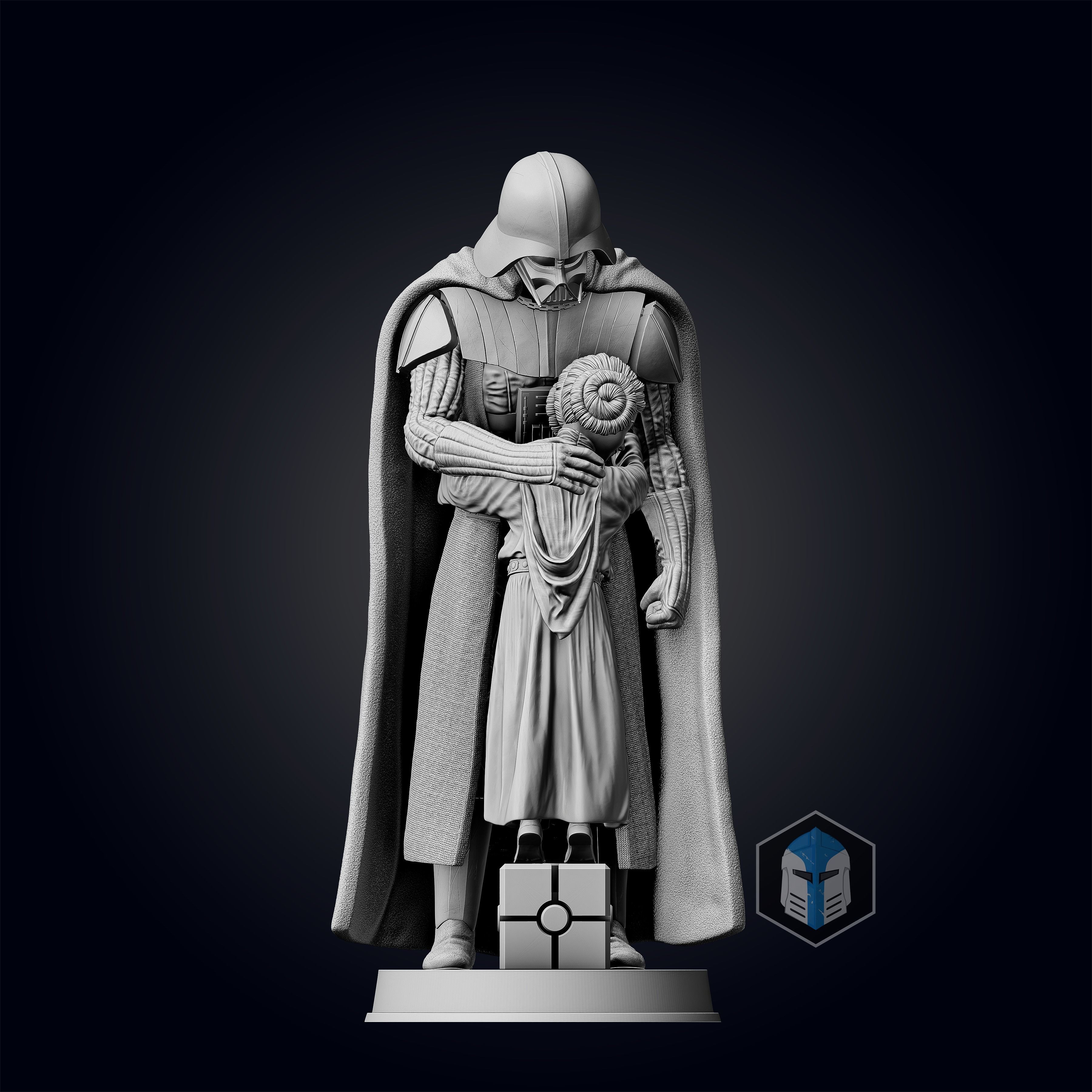 Darth Vader Figurine - Pose 7 3D print model_2