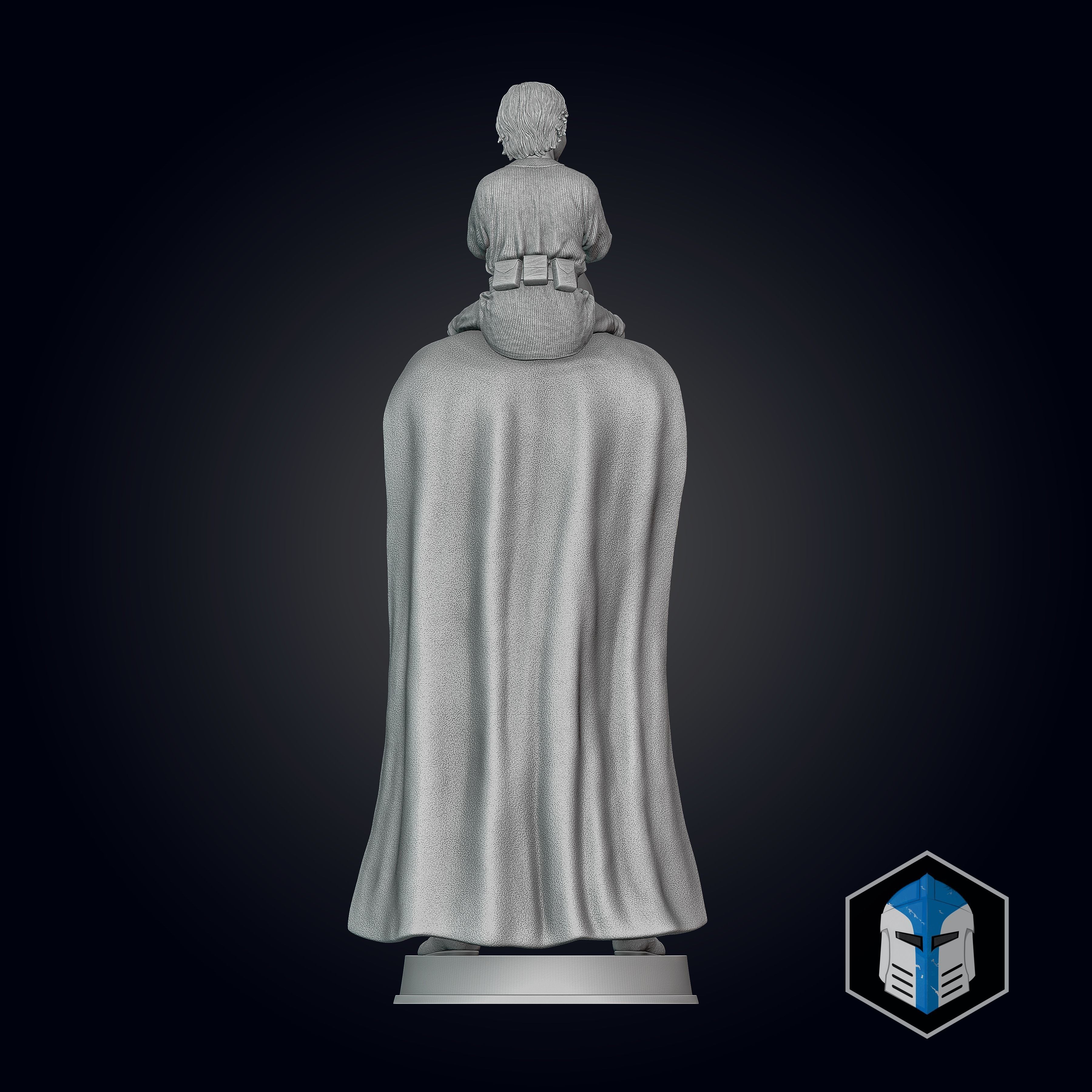 Darth Vader Figurine - Pose 7 3D print model_15