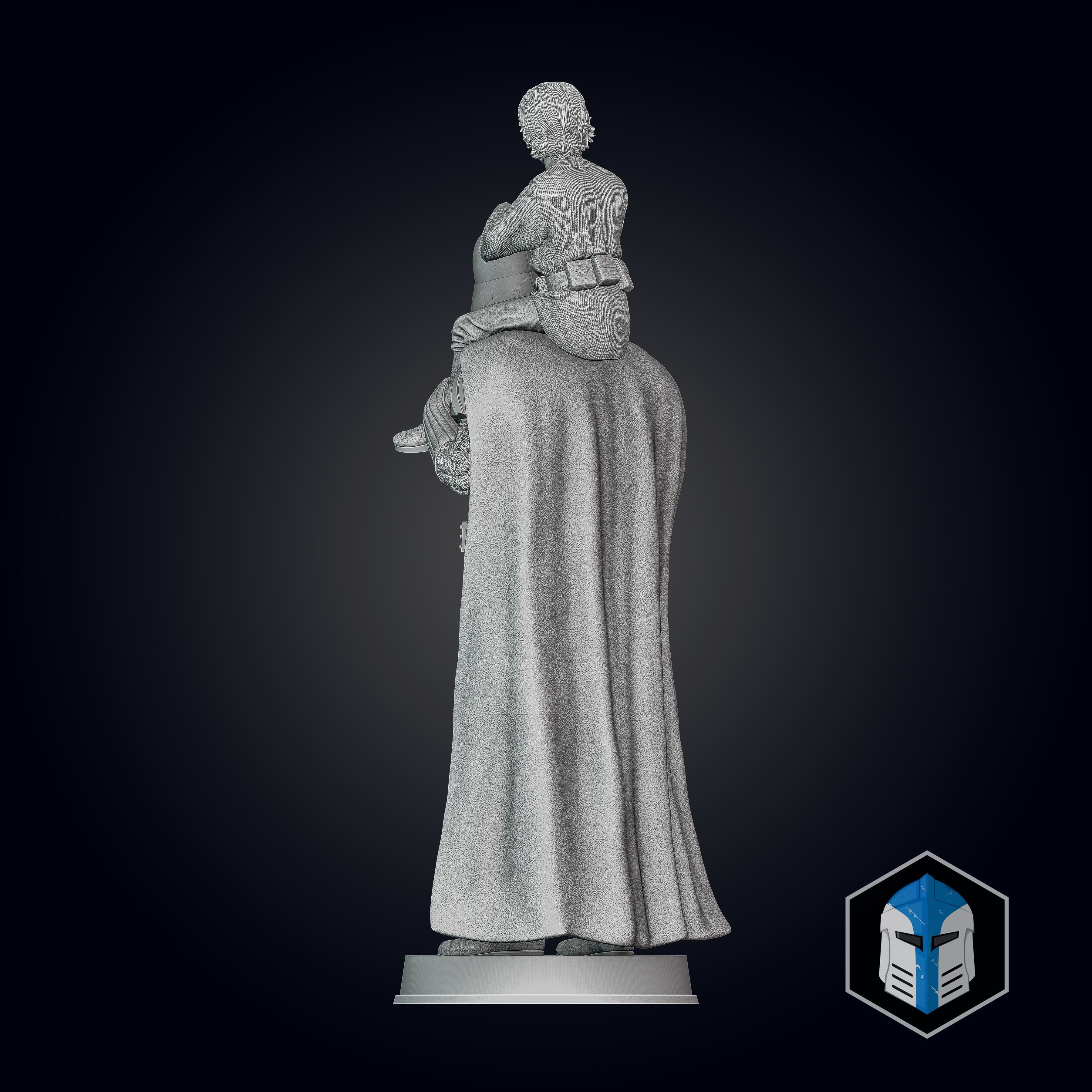 Darth Vader Figurine - Pose 7 3D print model_17