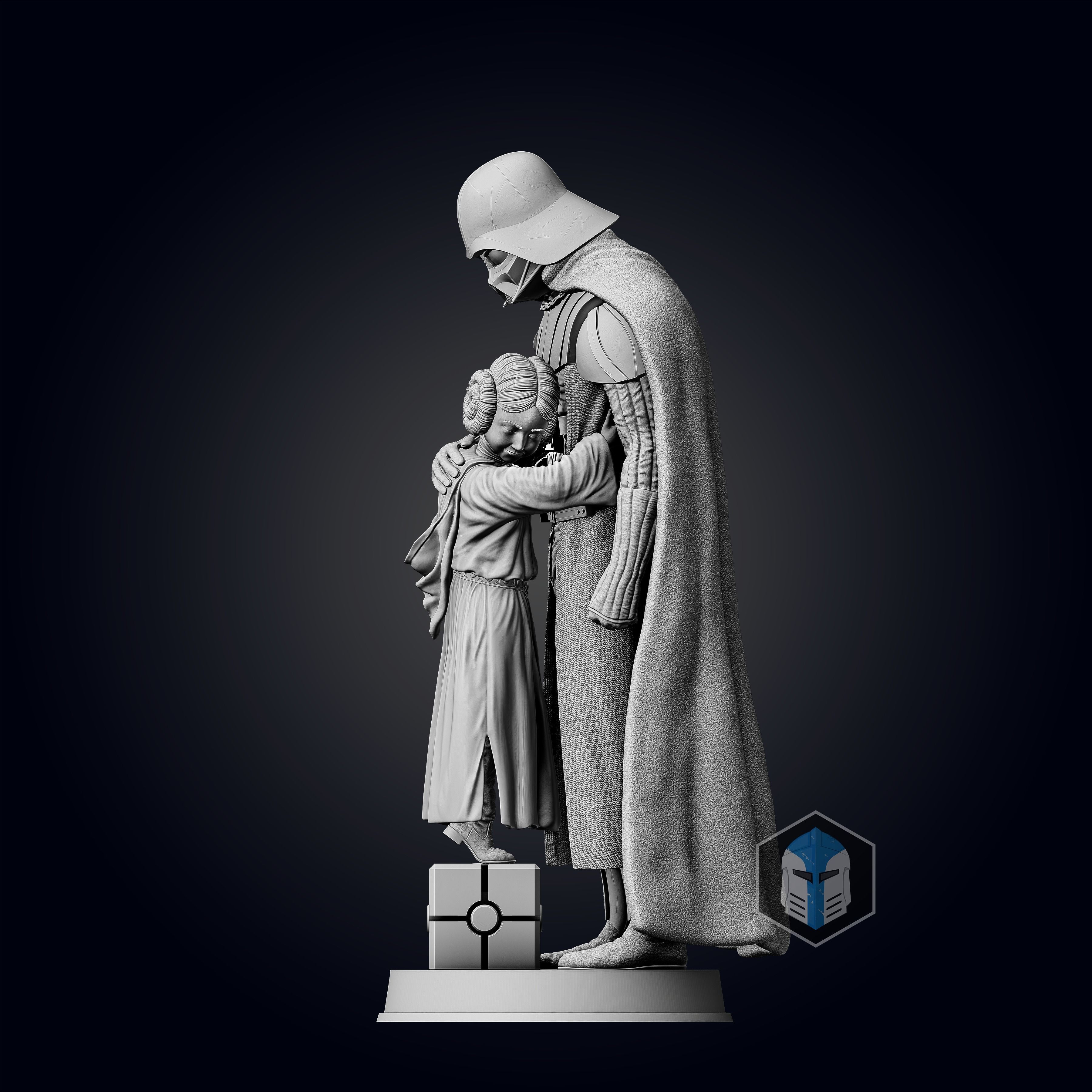 Darth Vader Figurine - Pose 7 3D print model_12