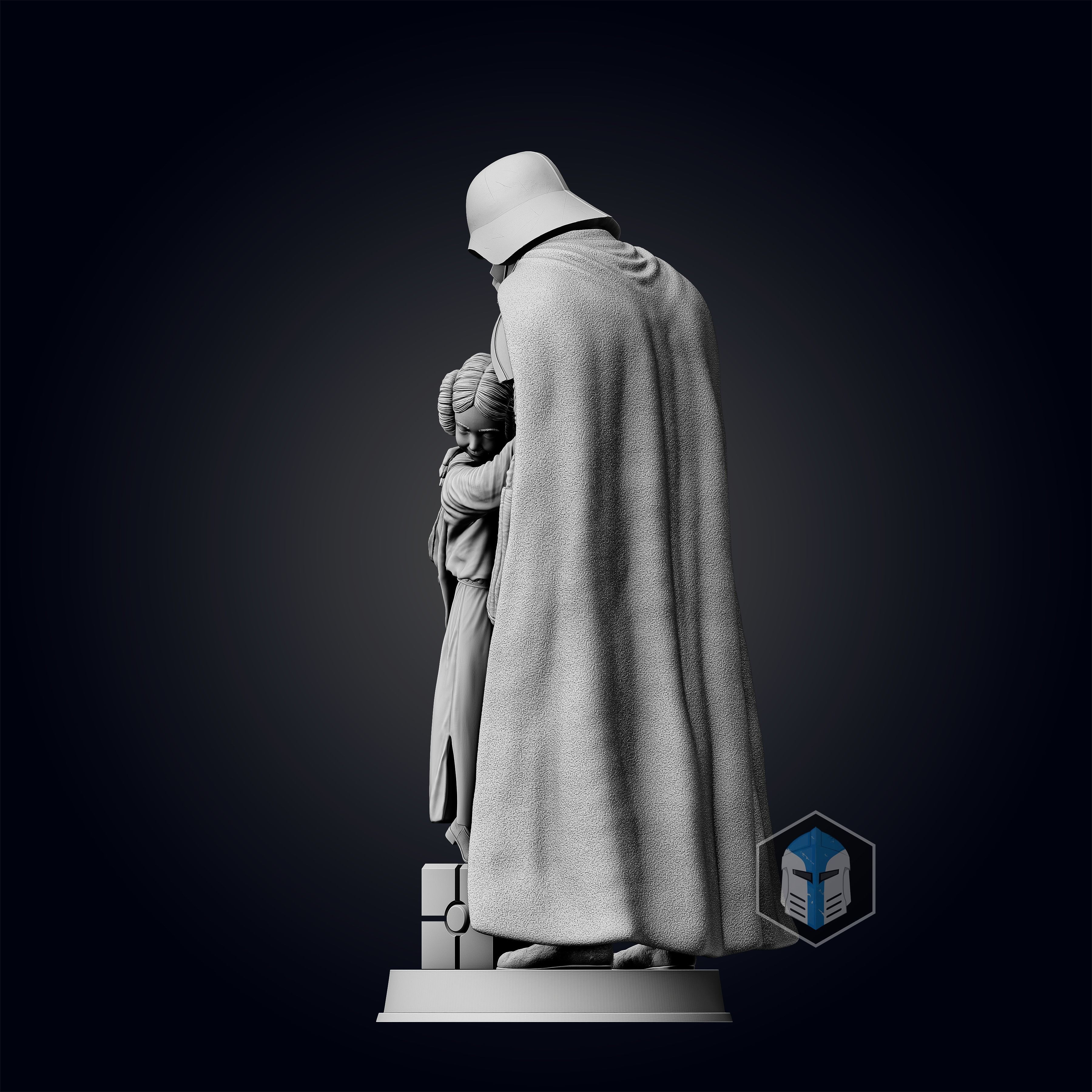 Darth Vader Figurine - Pose 7 3D print model_10