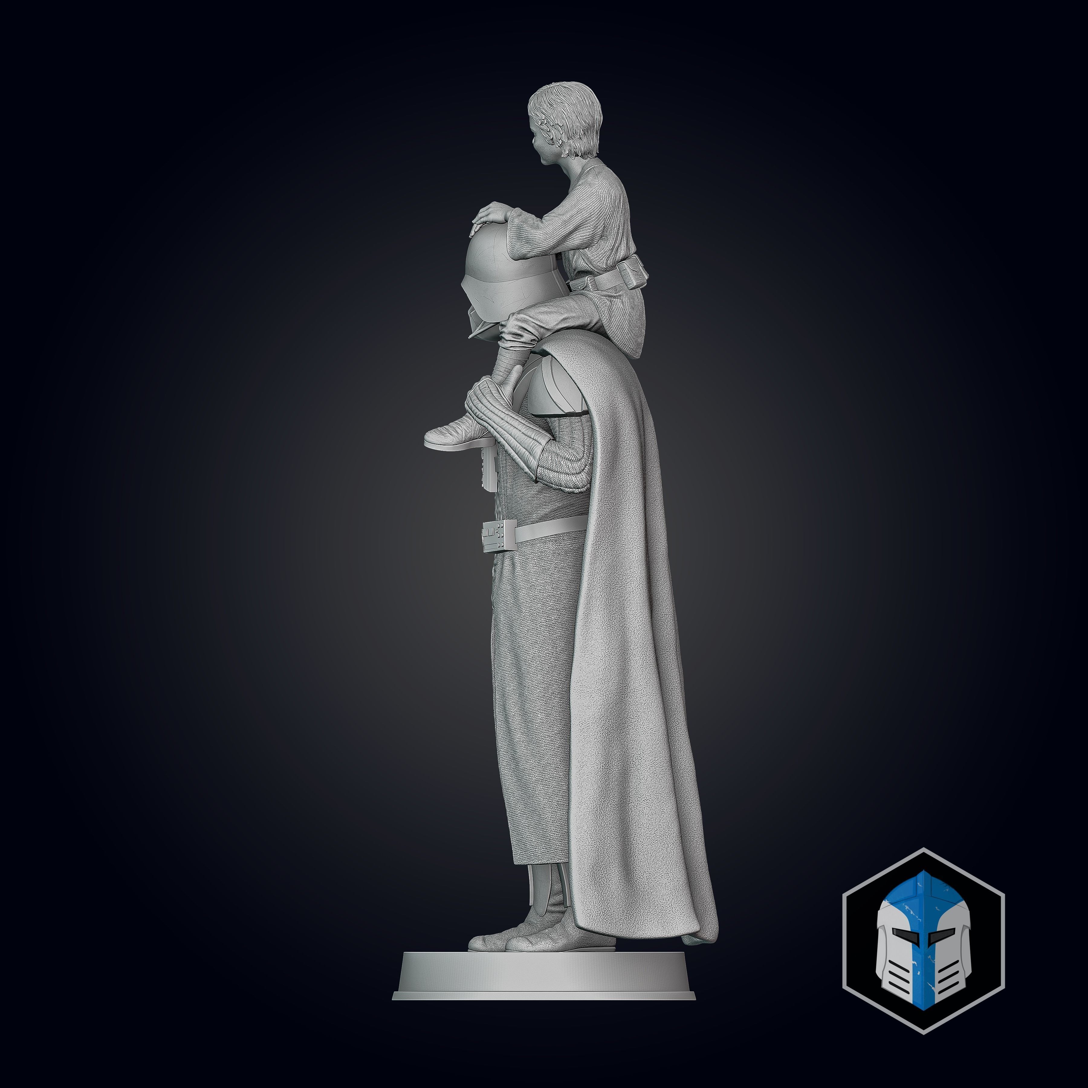 Darth Vader Figurine - Pose 7 3D print model_18