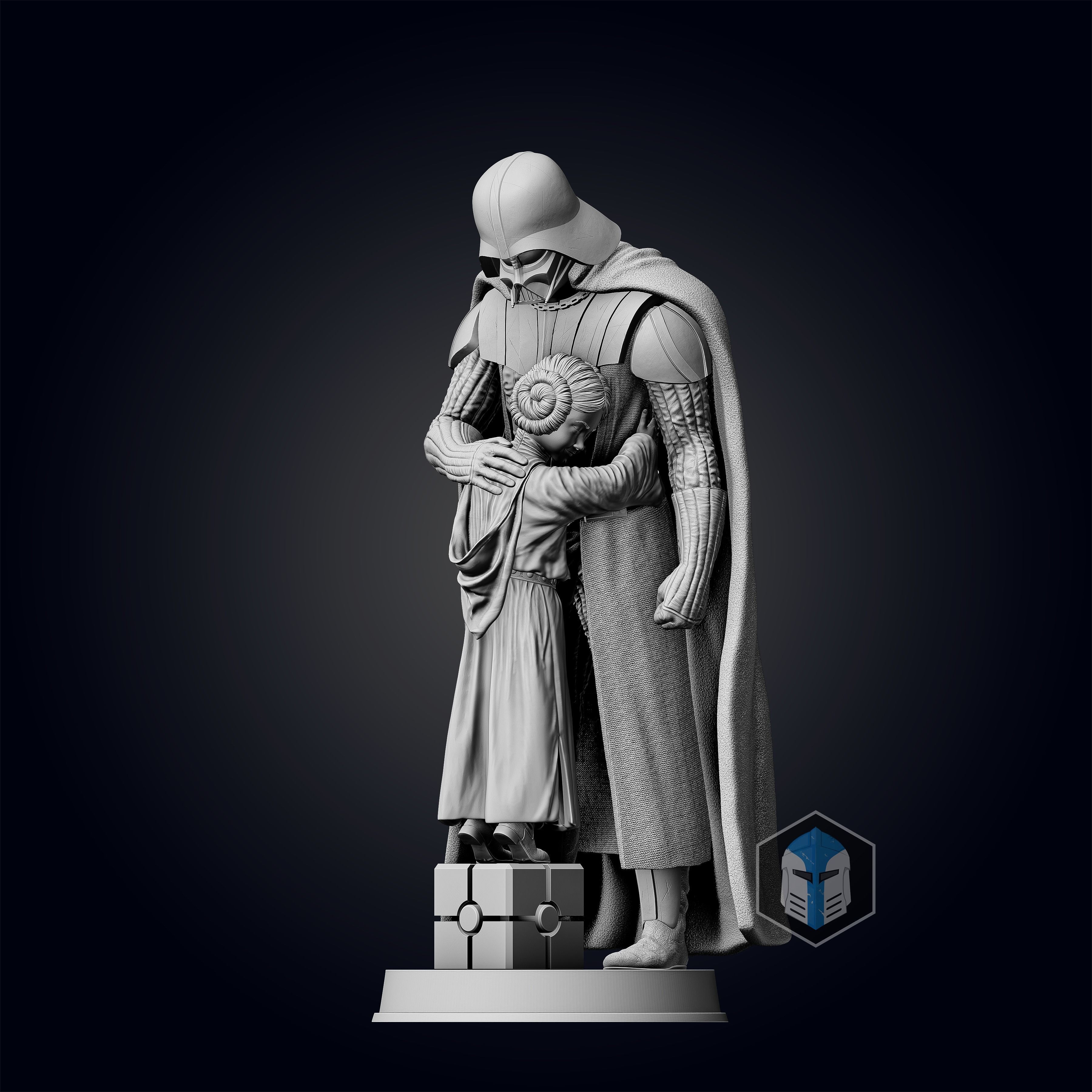 Darth Vader Figurine - Pose 7 3D print model_14