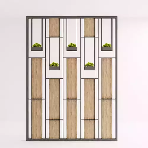 Wall Partition with Plant