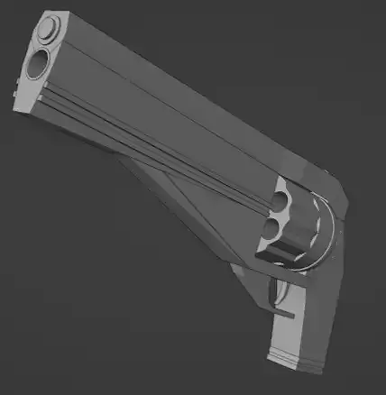 My Mk3-V2 Revolver 3D model