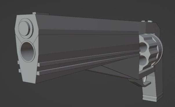 My Mk3-V2 Revolver 3D model_3