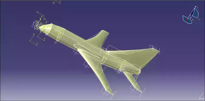 Basic Aircraft Model for Beginners 3D model