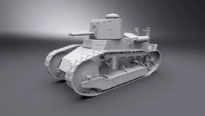 Fiat 3000 scale model