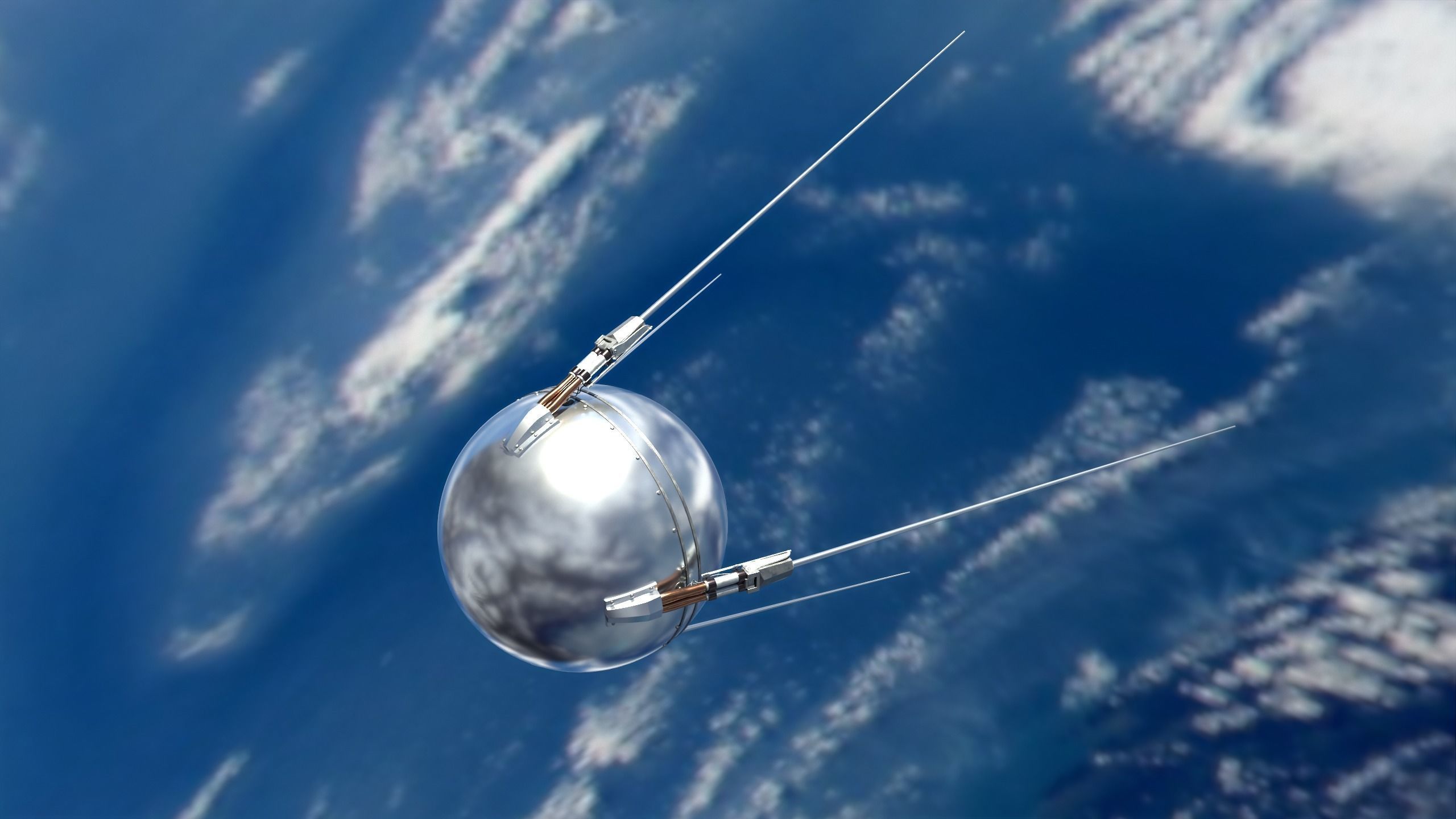 The first Soviet satellite 3D model_1