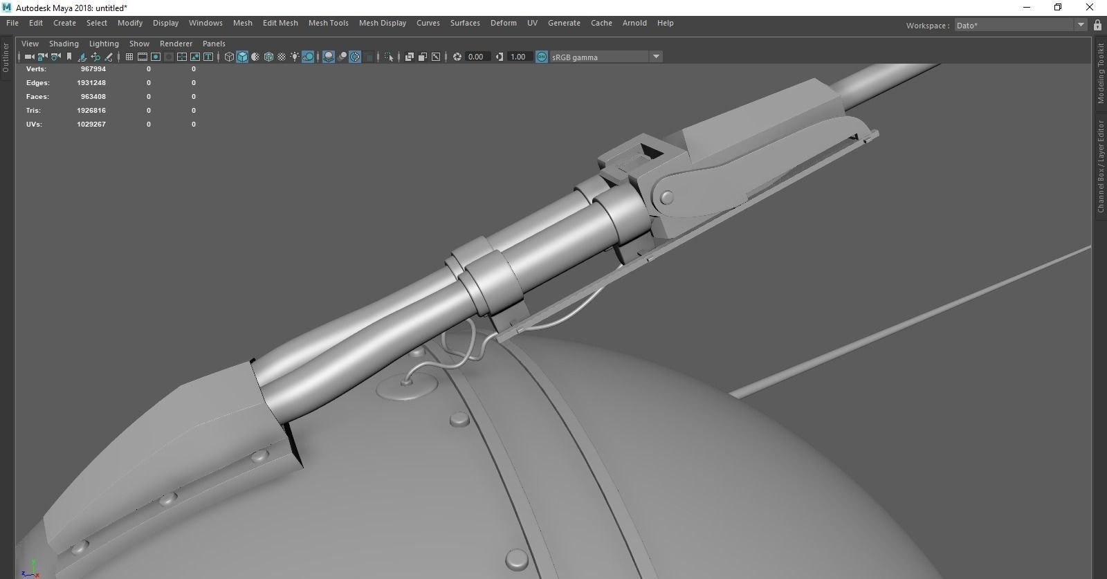 The first Soviet satellite 3D model_7