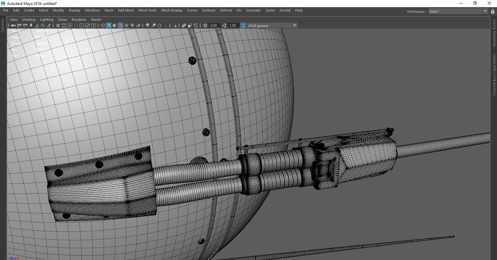 The first Soviet satellite 3D model_8