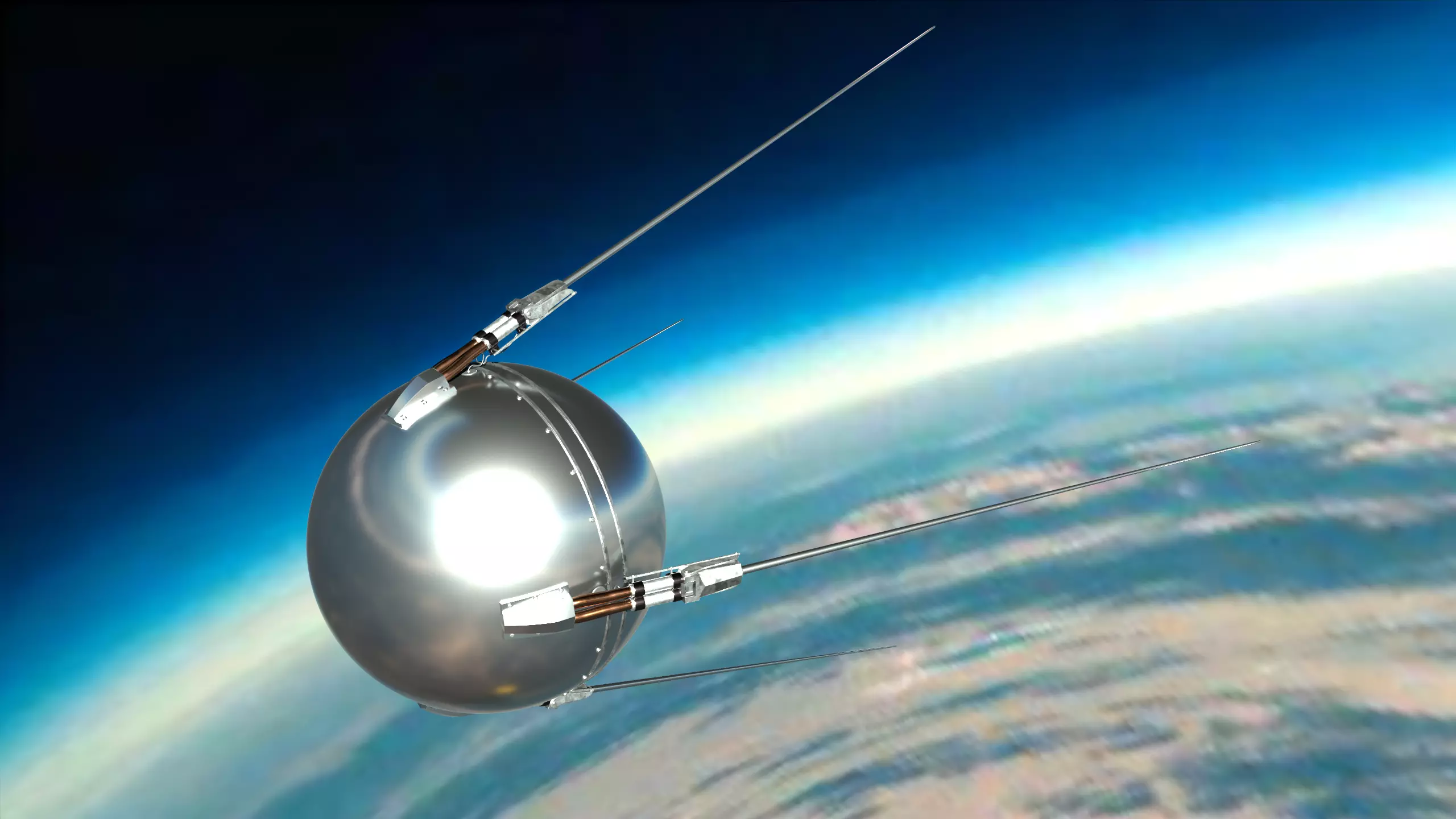 The first Soviet satellite 3D model_0