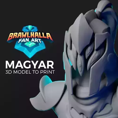 Magyar from Brawlhalla for 3D Printing