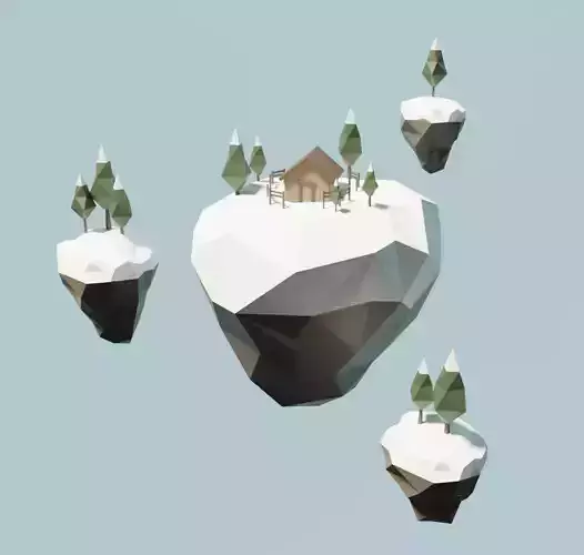 Winter Floating Islands
