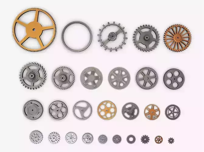 Gears Set v 3 three