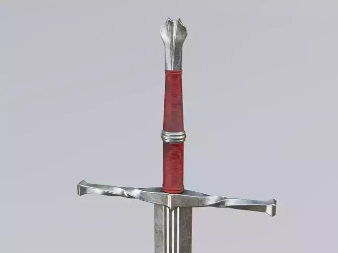 Medieval knight sword
