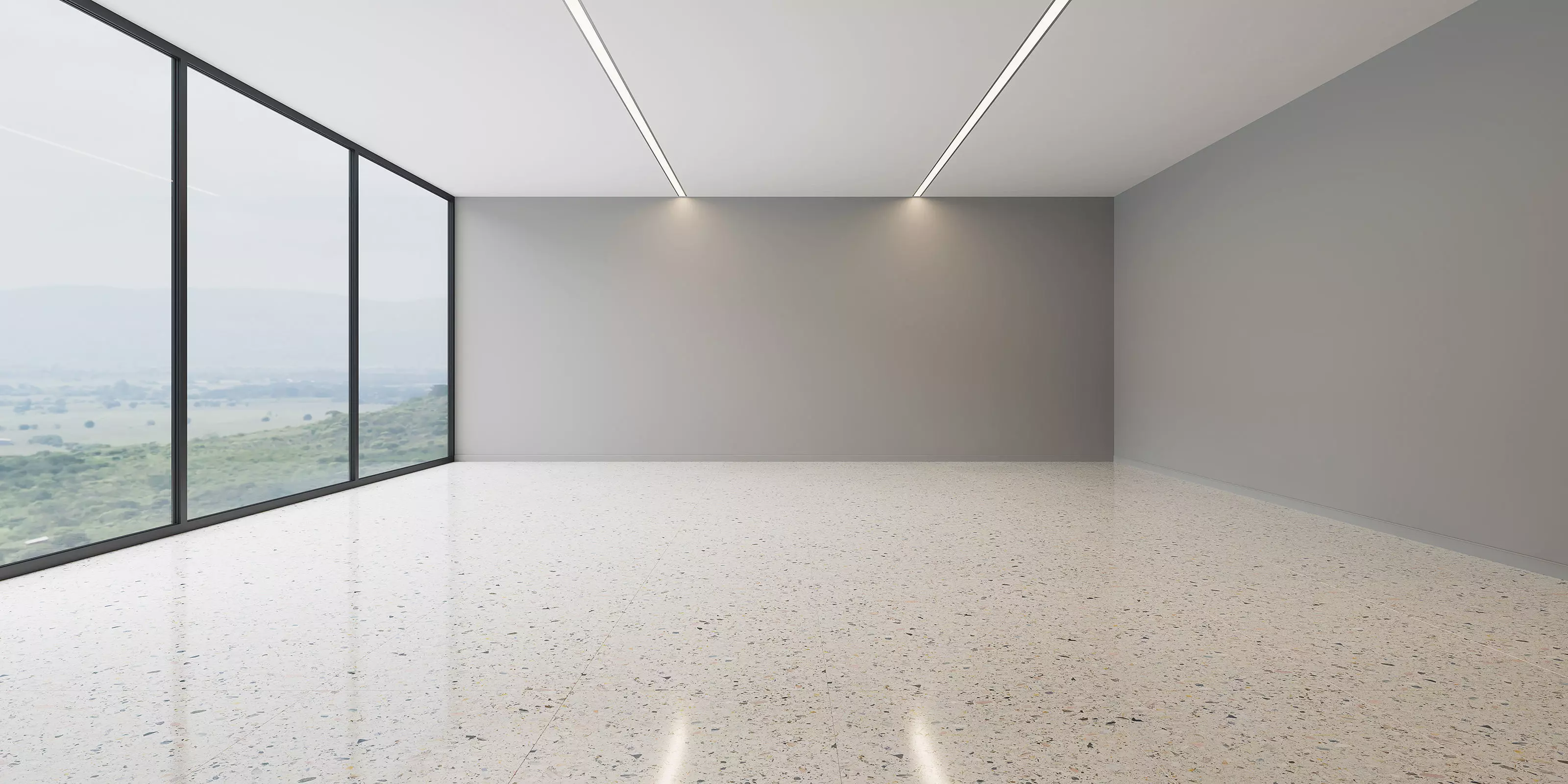 Empty interior 3D model_0