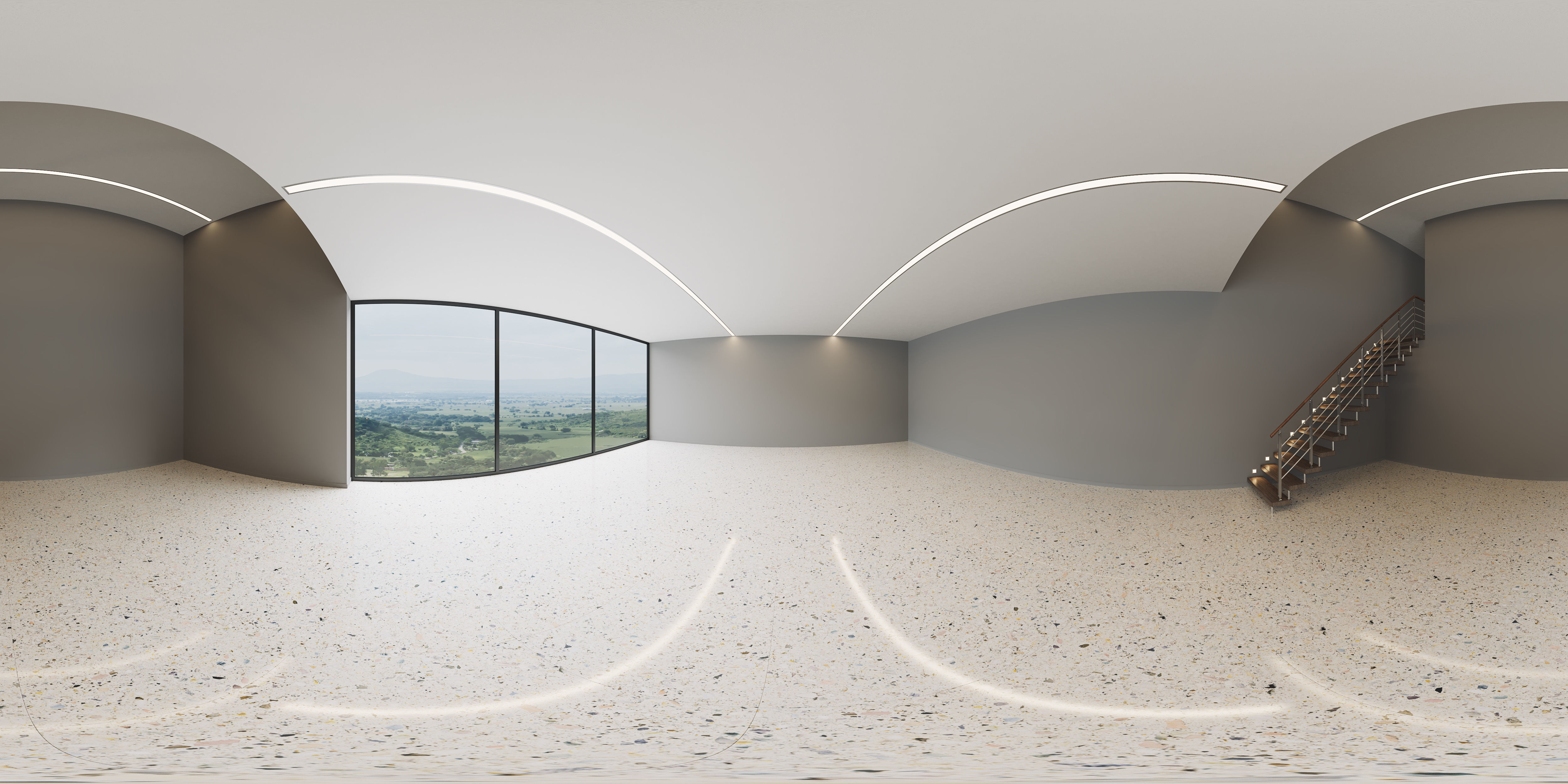 Empty interior 3D model_8