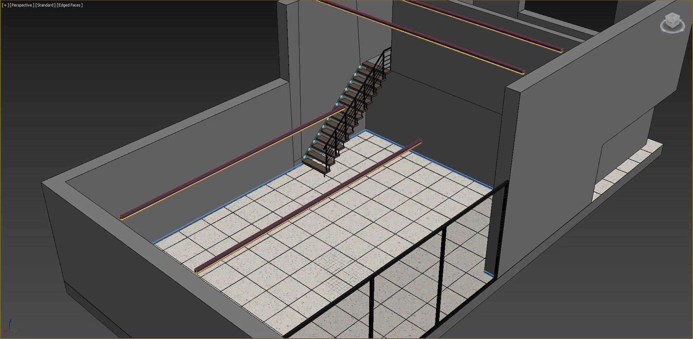 Empty interior 3D model_15