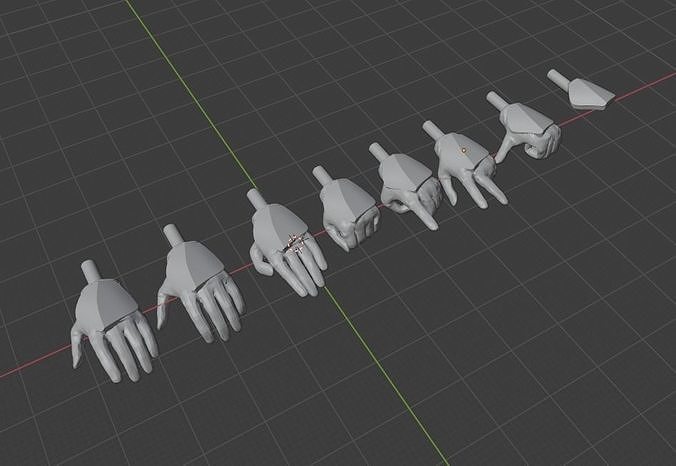 Black series Clone trooper Posed hands 3D print model